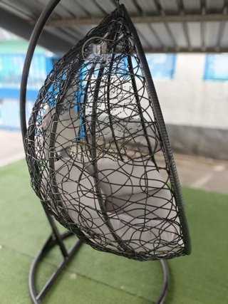 Silla Colgante / Mecedora Gris