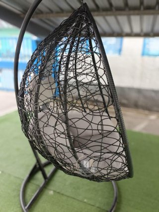 Silla Colgante / Mecedora Gris