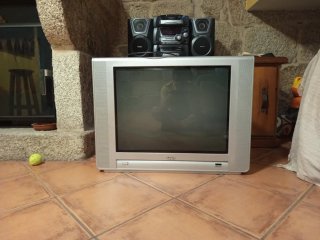 Televisor Sanyo Beige/Plata