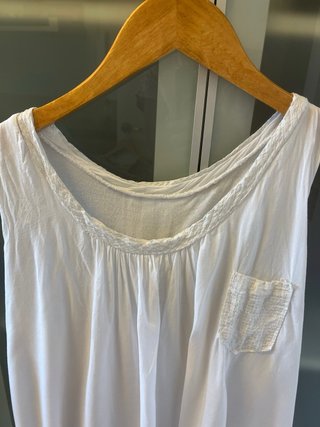 Camiseta Viscosa con Abalorios Talla Única