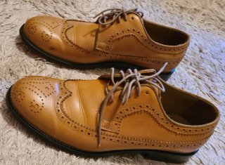 Zapatos brogue Tenkey de piel marrón talla 42