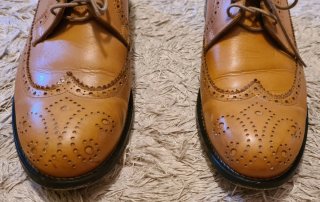 Zapatos brogue Tenkey de piel marrón talla 42