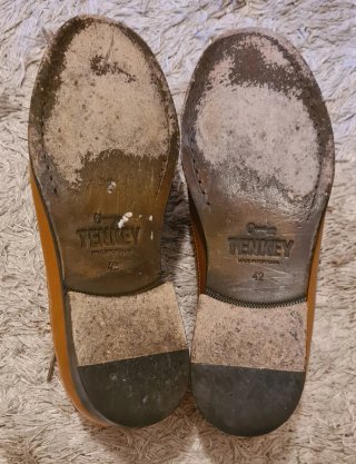 Zapatos brogue Tenkey de piel marrón talla 42