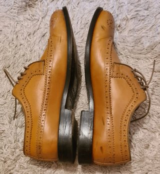Zapatos brogue Tenkey de piel marrón talla 42