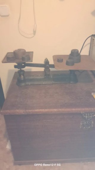 Antigua báscula de pesaje hasta 20 kg