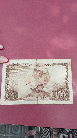 Billete 1 Peseta Banco de España