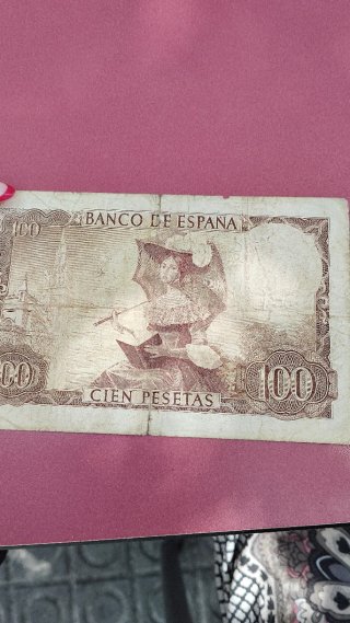 Billete 1 Peseta Banco de España