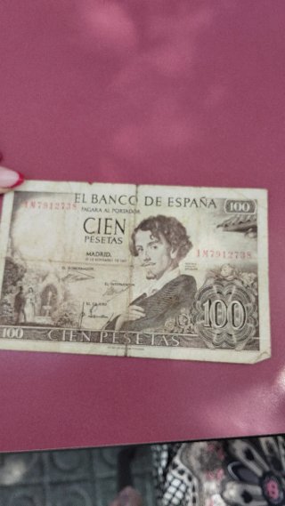 Billete 1 Peseta Banco de España