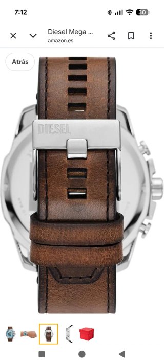 Reloj Diesel Mega Chief Azul y Marrón
