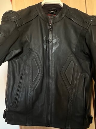 Chaqueta de cuero para moto Armure