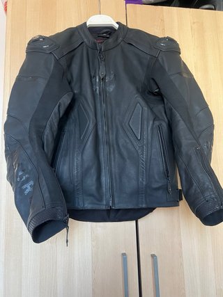 Chaqueta de cuero para moto Armure
