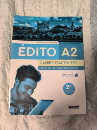 Libro de francés ÉDITO A2 - 2ª edición