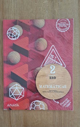 Matemáticas 2° ESO, lote de 3 libros