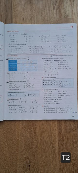 Matemáticas 2° ESO, lote de 3 libros