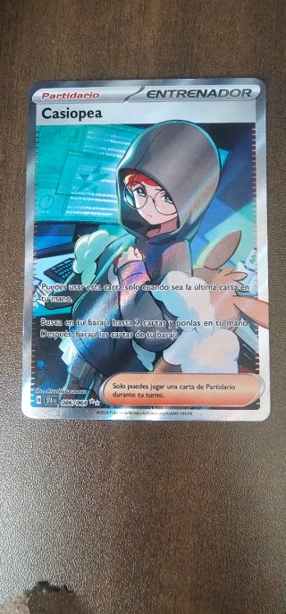 Carta Pokémon Casiopea Entrenador 086/064