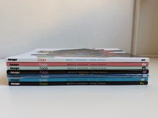Comics saga 7 tomos en inglés