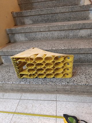Calzo de rueda para camión