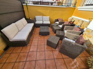 Conjunto Muebles Jardín Ratán Beige Garten Lounge