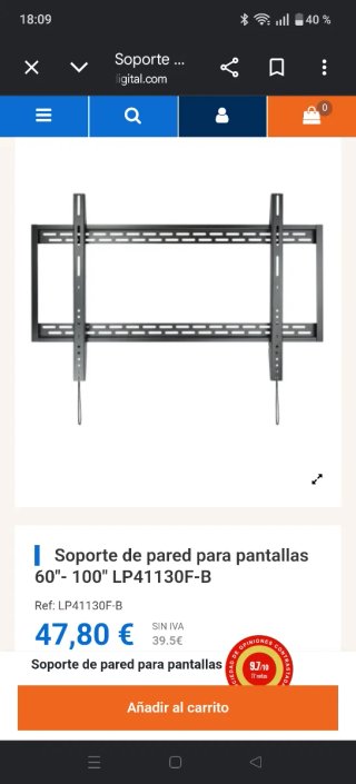 Soporte Pared TV 60-100 LP41130F-B