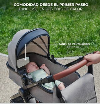 Kinderkraft ESME 3 en 1 Silla de paseo Reversible