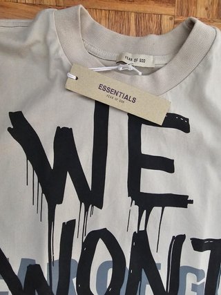 Conjunto Fear Of God Essentials Beige/Gris Talla M