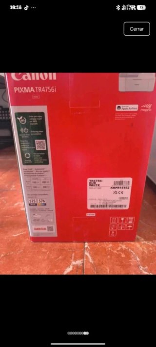 Impresora Canon PIXMA TR4756i Multifunción