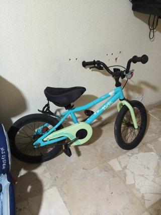 Bicicleta Infantil Kids 16 Mint/Azul