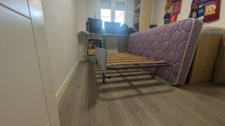 Cama nido 4 cajones gris y amarillo