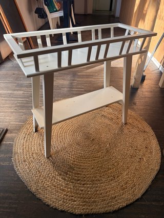 Mueble auxiliar madera blanco
