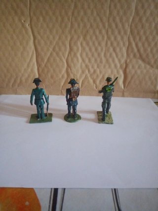 Lote 3 Guardias Civiles Plomo