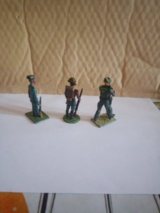 Lote 3 Guardias Civiles Plomo