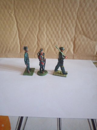 Lote 3 Guardias Civiles Plomo