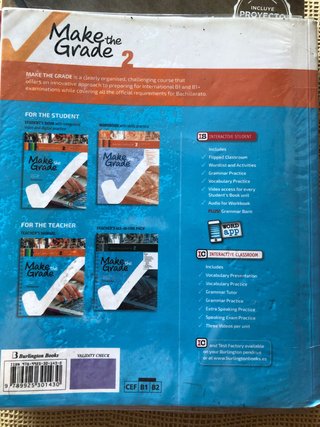 Make the Grade Bachillerato 2, Student's book