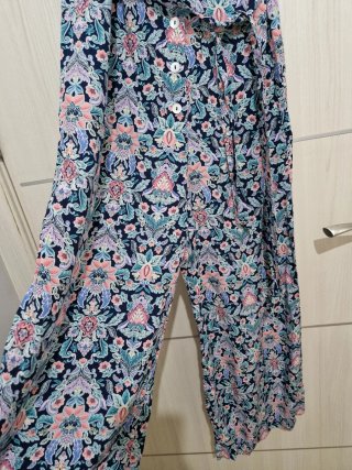 Mono fluido estampado floral