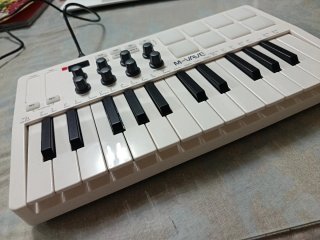 Teclado MIDI M-VAVE smk-25 Blanco. Instrumentos.