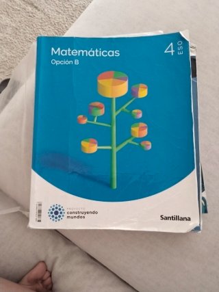 Libro de Matemáticas Santillana opción B