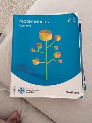 Libro de Matemáticas Santillana opción B