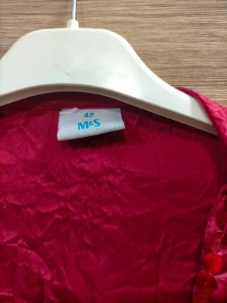 Chaqueta fiesta roja con lentejuelas