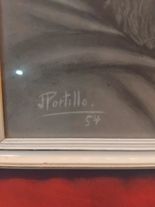 Cuadros J. Portillo Pareja Anciana