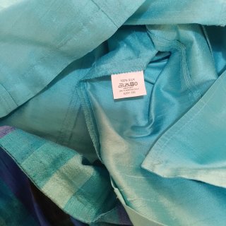 Traje 2 piezas mujer seda salvaje T40