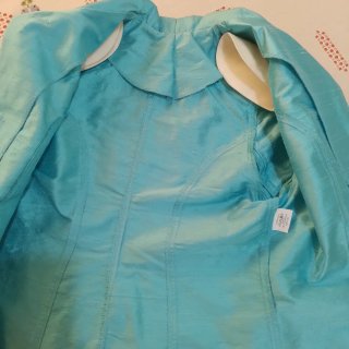 Traje 2 piezas mujer seda salvaje T40
