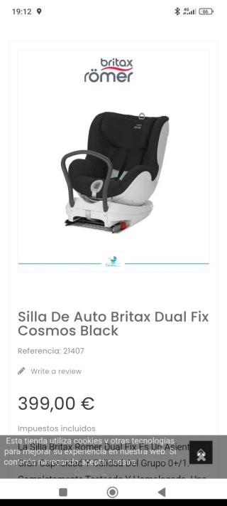 Silla coche Britax Römer Dualfix