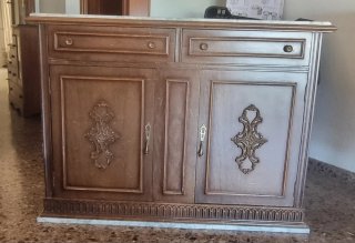 Lote de 4 muebles madera. Solo venta en mano to