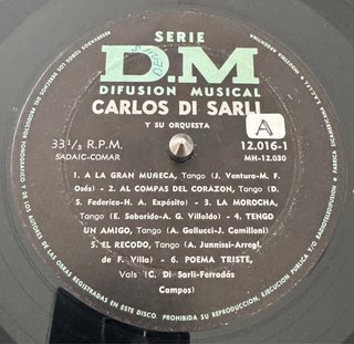 Carlos Di Sarli - Tango LP