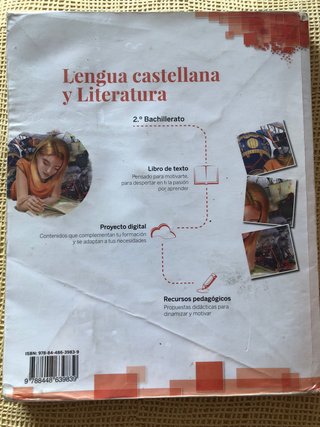 Lengua castellana y Literatura 2o Bachillerato