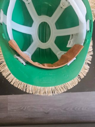 Casco de seguridad verde Climax