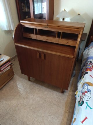 Buro Bureau Escritorio teca Mid Century Suecia MSI