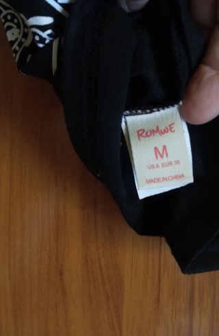 Top estampado talla M