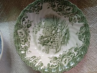 7 Platos Cerámica Diseño Vintage
