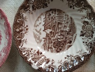 7 Platos Cerámica Diseño Vintage